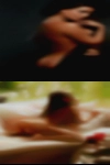 Fat girl having belly button